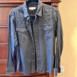 Madewell Gray Denim Shirt